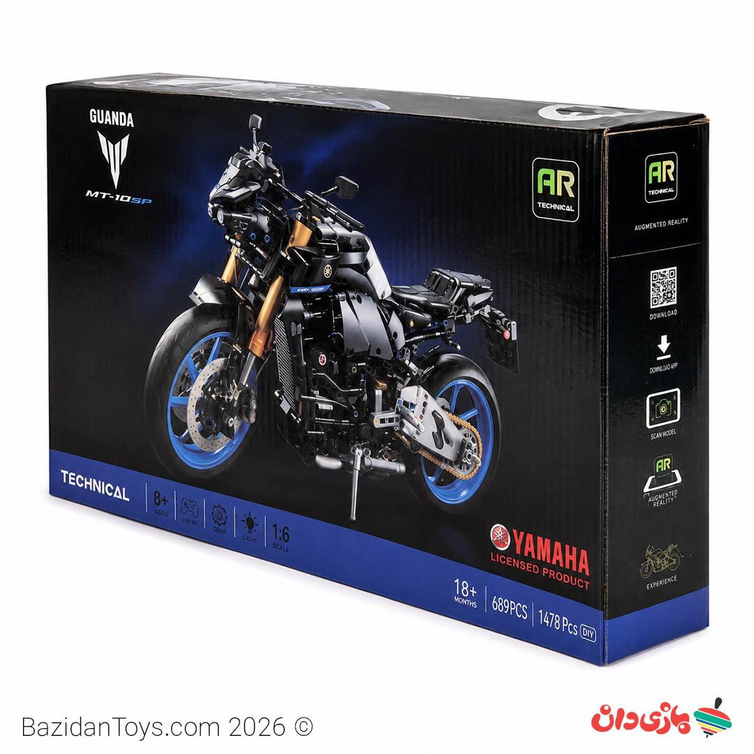 موتور ساختنی یاماها MT-10 SP مدل 68995 با ۱۴۷۸ قطعه