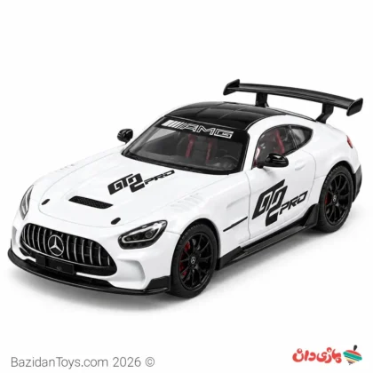 ماکت مرسدس بنز AMG GT2 PRO سفید | درب و صندوق بازشو